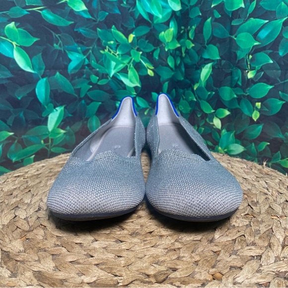 Rothy’s - The Flat - silver metallic - Picture 3 of 10